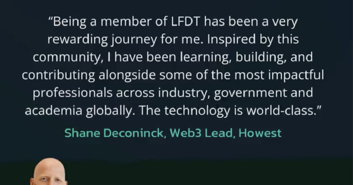 Recognized as a 2025 LF Decentralized Trust Community Awardee